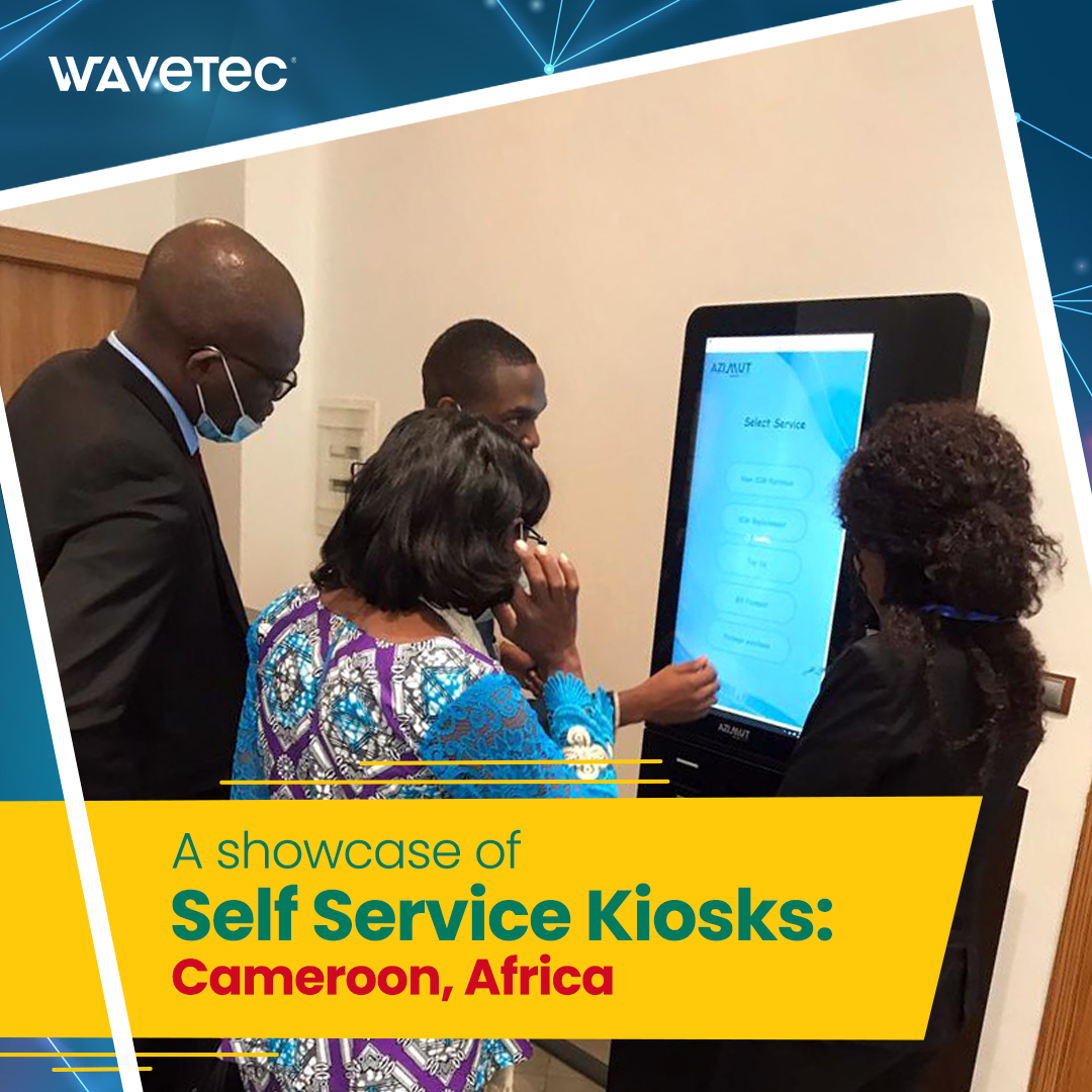 wavetec's tweet photo. An exhibition of our Self-Service Kiosks in Cameroon, Africa!
Learn more: https://t.co/xmLMgNzDgq
#Selfservice #selfservicekiosk #scheduleappointment #businessstrategy #convenientbooking #appointmentscheduling #announcements #ondemand #onlineappointment #technology https://t.co/CCOQAj57hG