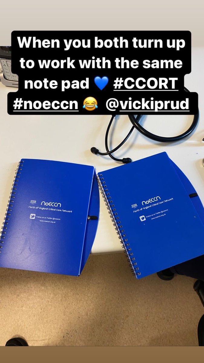 WalkerBranwen's tweet photo. Great minds think alike 😂💙

@NoECCN #CCORT @NewcastleHosps https://t.co/0J2TWgub91