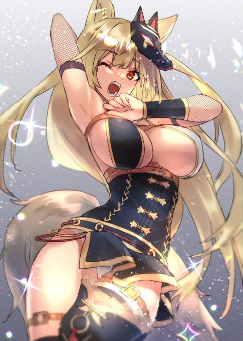 Skebで @wannko8 様に依頼させていただいたうちの子🦊
腋や胸が大胆に強調されたポーズが眩しすぎる…!
この度はありがとうございました! 