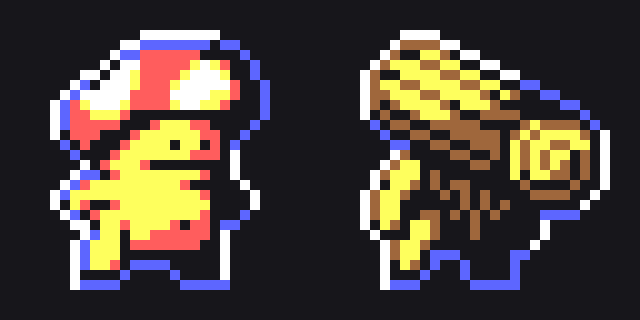 retrozynth's tweet photo. some sprites #pixelart #retro #3bit https://t.co/kjsDuwOSE8