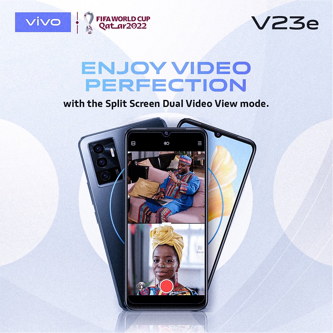 vivo__Nigeria's tweet photo. Vlogging has never been easier with a dual-camera.
Stay fly and bring your audience closer to action than ever before when you record simultaneously with the front and rear camera of the #V23e
#DelightEveryMoment #vivo #vivoNigeria https://t.co/uvxS0tds3m