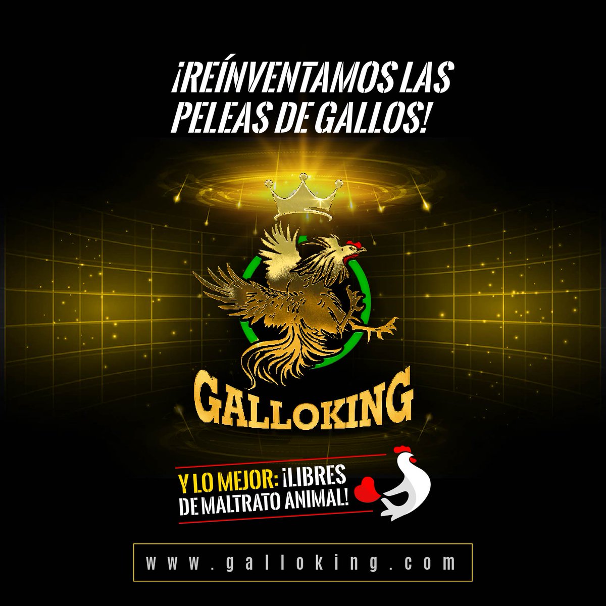 Si te gustan las peleas de gallos, ¿qué mejor manera de volverlas a disfrutar que virtualmente?

Lo hicimos posible por ti, por nosotros. El amor por los gallos nunca muere.

🐓 #GalloKingCoin #GalloTraining #GalloLinaaje #GalloFight #GalloFight #Gamefowl