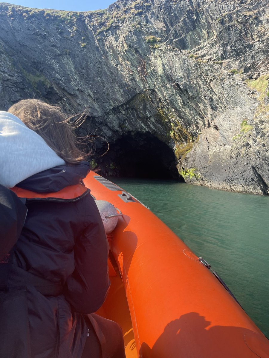 What a final day! An amazing RIB ride … we’ve seen so many seals, gannets, even a peregrine falcon and caves full of fools gold! It was so worth the early get up and what a way to stay cool. #wearebbs #makingmemories