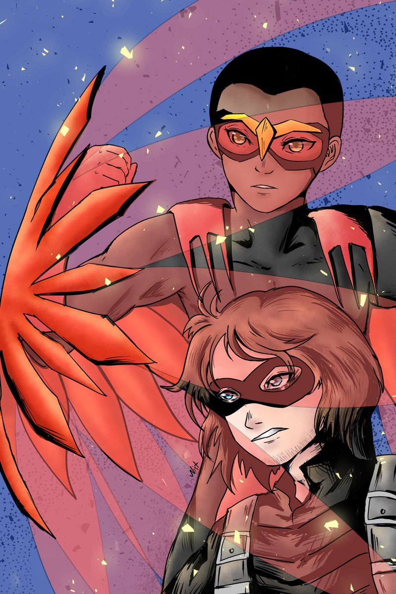 nist0001's tweet image. D1 Canon divergence (Comic ver.) for @sambuckyauweek 🔪🦅 #แซมบัค #sambucky #buckysam #TFATWS #winterfalcon #冬獵 #FATWS