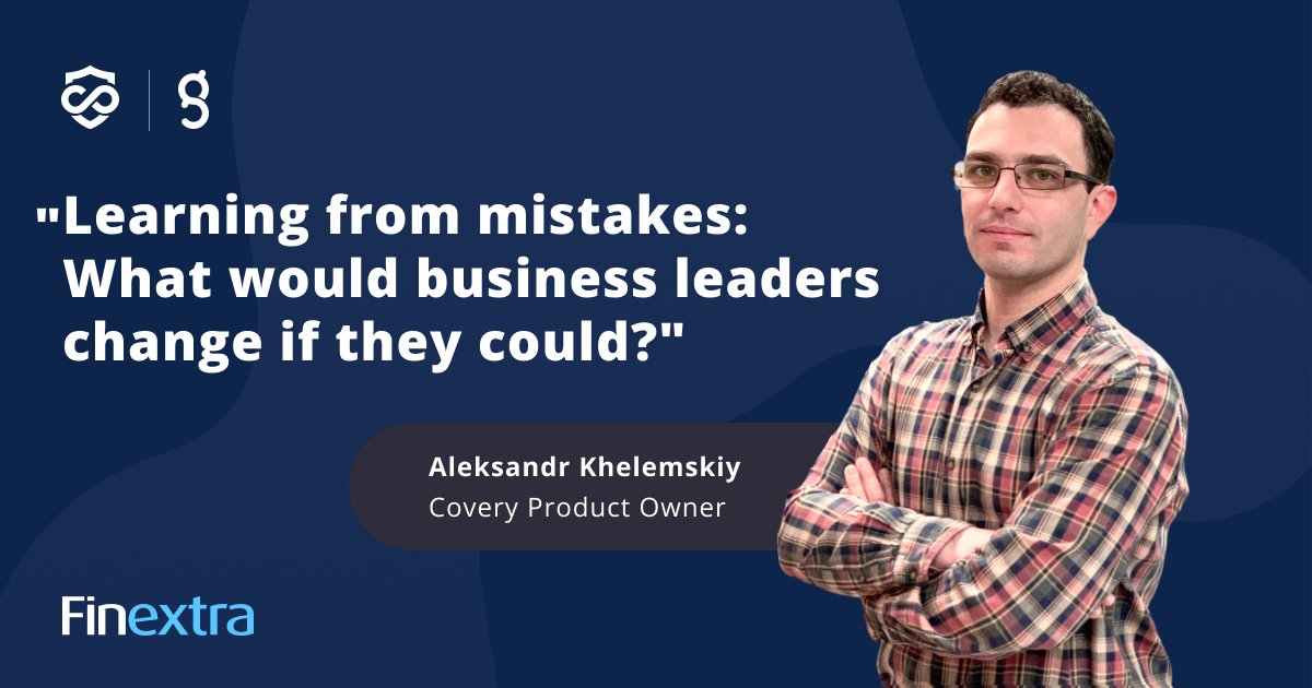 Product owner at #Covery, Aleksandr Khelemskiy, shared some stories about how our product started and the difficulties we overcame in the first years. 

Read about this experience on <a href="/Finextra/">Finextra</a>! ➡ bit.ly/3zaLihw
