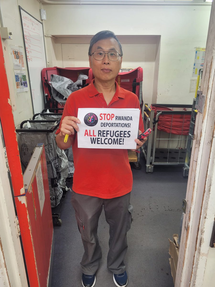 sutrharlow's tweet photo. #StopRwanda #RefugeesWelcome  @AntiRacismDay @Care4Calais @CWUnews https://t.co/bMakoIx76V