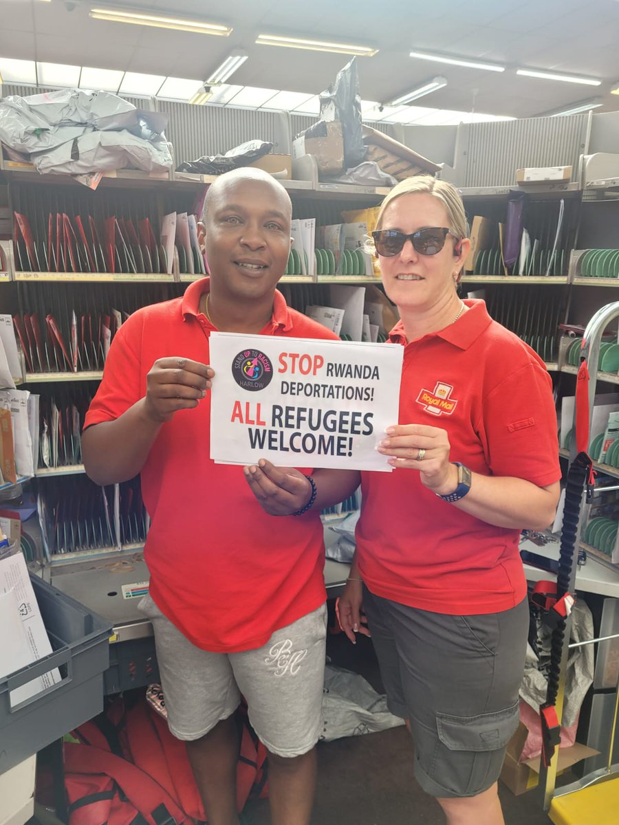 sutrharlow's tweet photo. #StopRwanda #RefugeesWelcome  @AntiRacismDay @Care4Calais @CWUnews https://t.co/eT1t0qmA7c