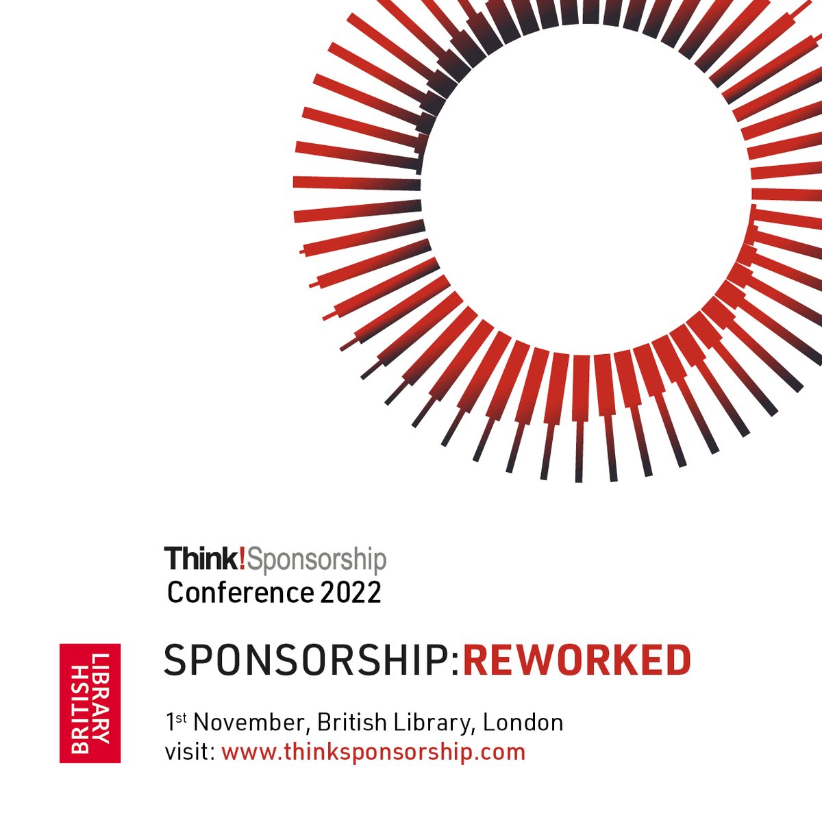 ThinkSpons's tweet photo. We announced last week that the 29th (!!!) edition of our conference - titled Sponsorship: Reworked is being hosted on the 1st November 2022 at the British Library and we can't wait to see you there! #sponsorship #conference #think29 #sponsorshipreworked https://t.co/twsNvqy6yX https://t.co/w5iSYEJRtW