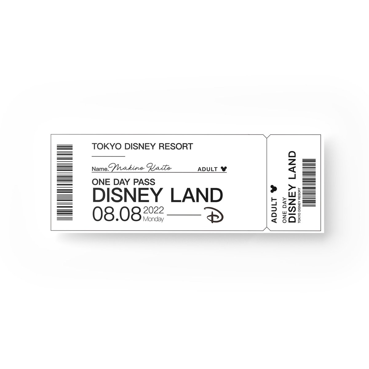 sudeiru_design's tweet photo. どうしてもディズニーに行きたく
自作のチケットを作成いたしました。

#disney #design #graphicdesign #graphicdesigner https://t.co/K8dot3JLSN