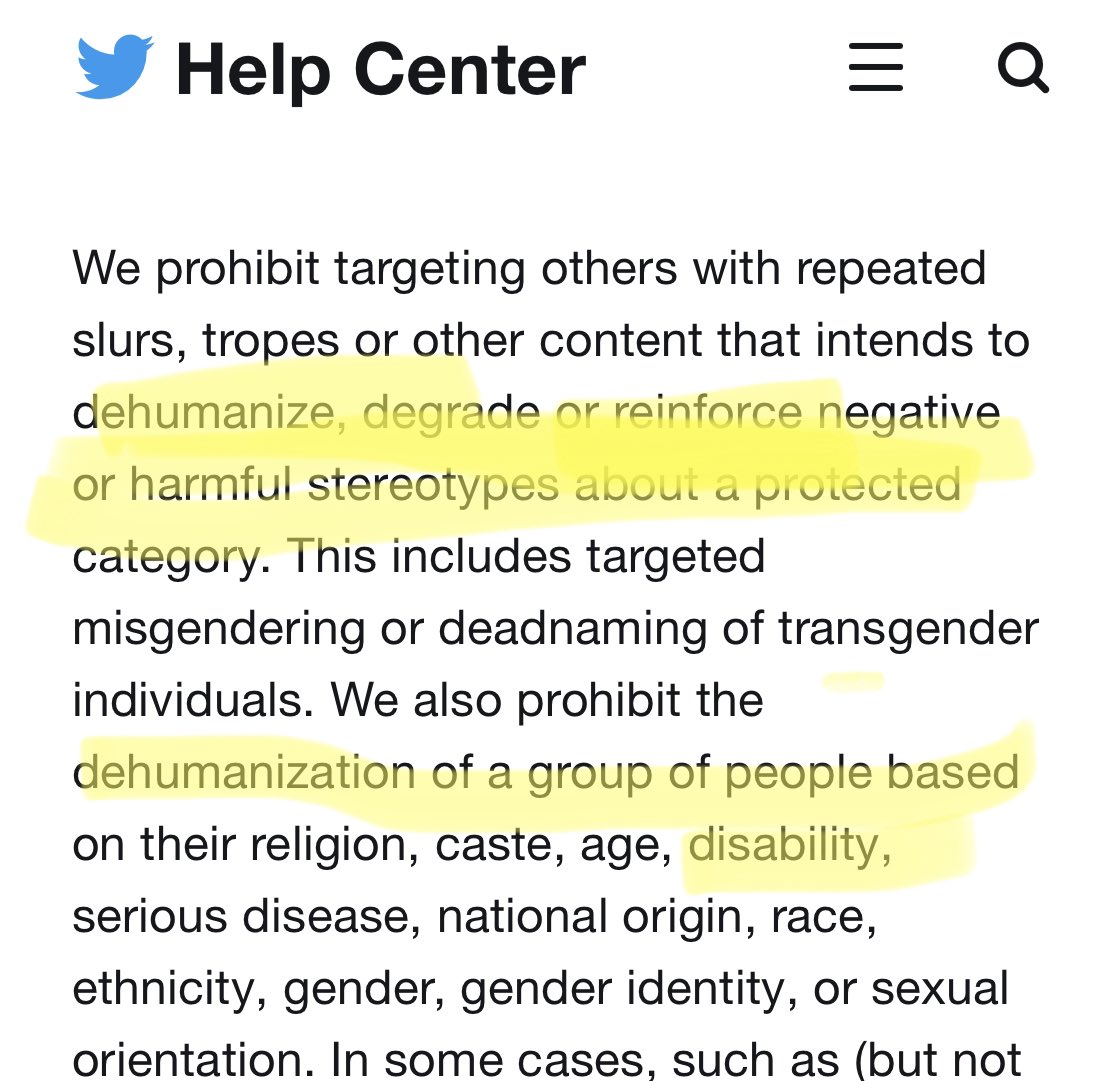 AndrewONielsen's tweet photo. I reached out to the @GoldenKnights about ♿️ seating tickets for a game against the @MapleLeafs. 

I was attacked using a derogatory term. I reported it to @TwitterSupport. They just told me it didn’t violate their rules.

It does. It’s offensive. Read your own rules @Twitter. 🧐 https://t.co/ylgE7Hp38I