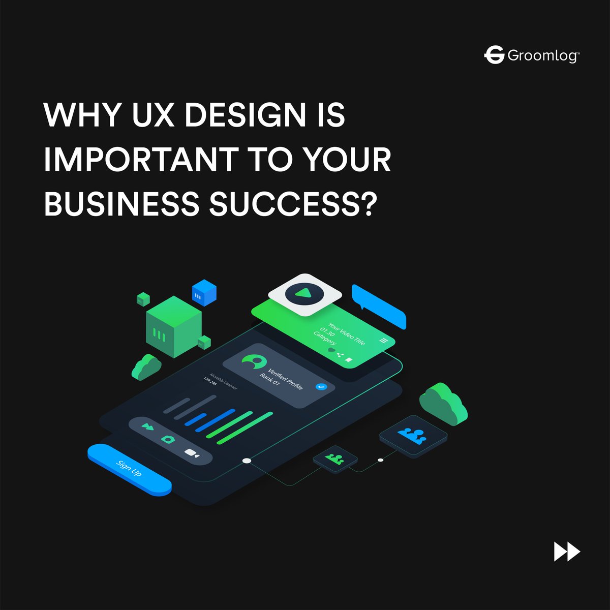 groomlog's tweet photo. There are tasks you want users to complete on your website like creating an account, signing up for a free trial or your newsletter.  

These actions support your business goals and a poor UX can prevent users from getting the best of your website. https://t.co/vS3VZ9a40p