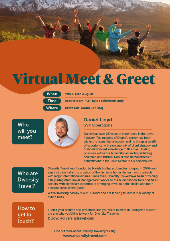 Our Arlington recruitment day went down so well that we're doing it again!

This time we're looking at candidates on the West Coast. 

Date: August 10th &amp; 11th
Time:  9am to 9pm PDT

Get in touch to book a spot!

#TravelJobs