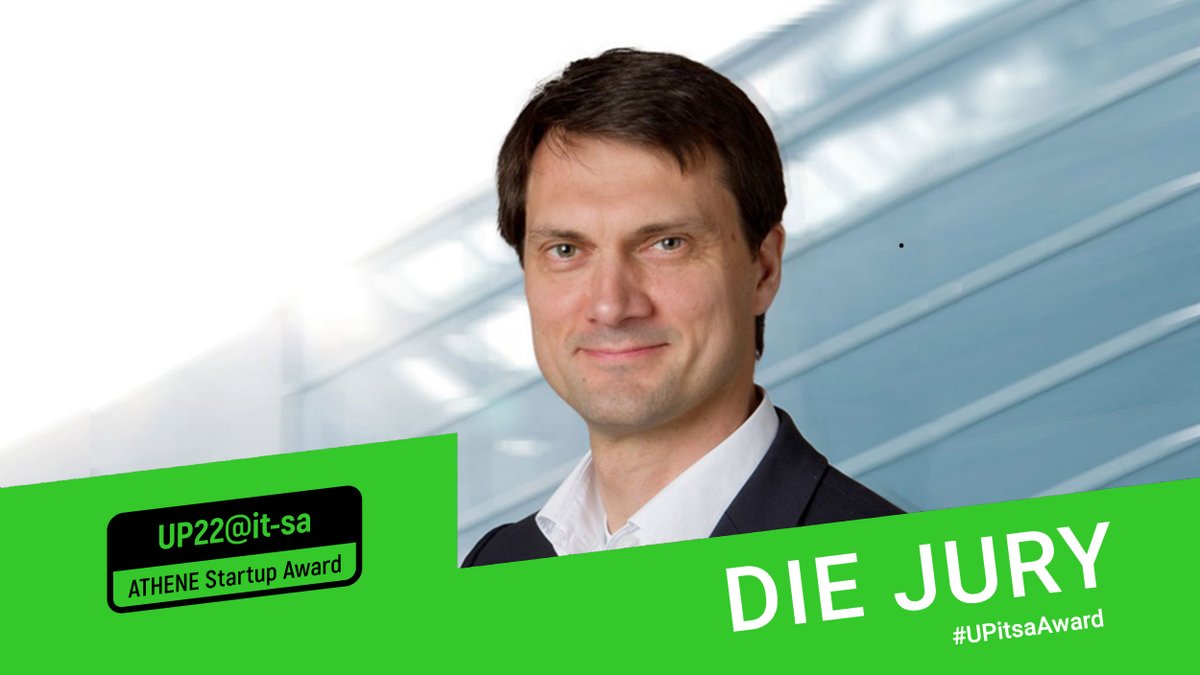 Der Nächste in der Runde ist Oliver Küch vom <a href="/FraunhoferSIT/">Fraunhofer SIT</a>. Der Marketing Experte ist ebenfalls seit der Geburt des #UPitsaAward in der Jury dabei und wird ein besonderes Auge auf die Marketing- &amp; Vertriebsstrategien der #Cyberstartups werfen! 🙃 
<a href="/itsa_ITSecurity/">it-sa - Home of IT Security</a> @ITSecCluster