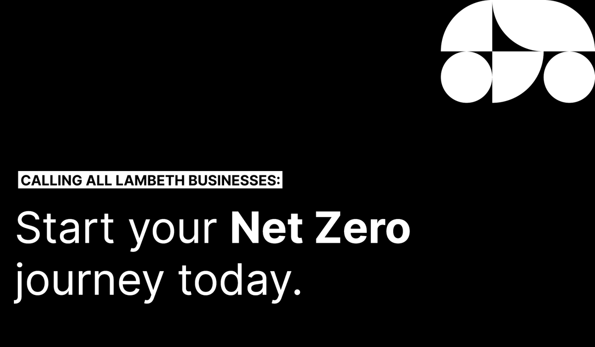 Funded by Lambeth’s Economic Resilience Fund, Sustainable Ventures are offering a free, tailored programme to Lambeth-based businesses to build out a Net Zero strategy. Ready to start your Net Zero journey? Sign up here bit.ly/3PxU7r0