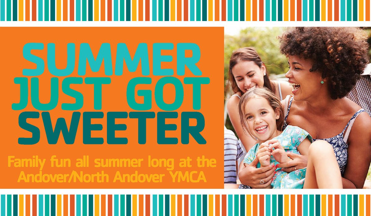 Don’t miss out on all of the FREE family activities the Andover/N. Andover Y has to offer this summer. Become a member today! Join before June 30th and pay $0 Joining Fee! Sign up at the Welcome Center. For more information and a calendar of events: mvymca.org/get-involved/m…