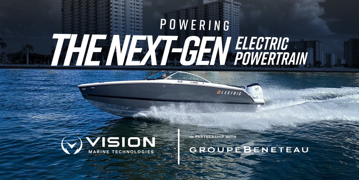 marine_vision's tweet photo. Vision Marine @NASDAQ - $VMAR is proud to announce its latest partnership with @GroupeBeneteau (@Euronext_fr: $BEN) Powering the next-gen electric powertrain!⚡️
🔗Press Release: https://t.co/ADH2YTkBHo
#Beneteau #NasdaqListed #ElectricOutboard #InvestorNews #EV #NasdaqTech https://t.co/8HP9IVw1jZ