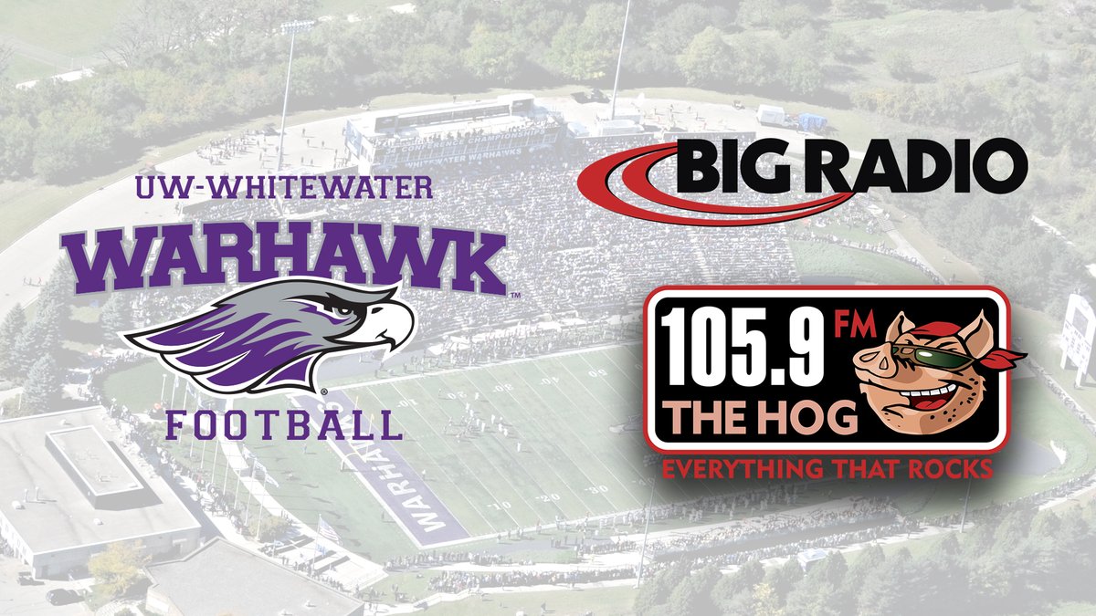 UW-Whitewater football partnership with Big Radio and 105.9 The Hog - July 18, 2022.