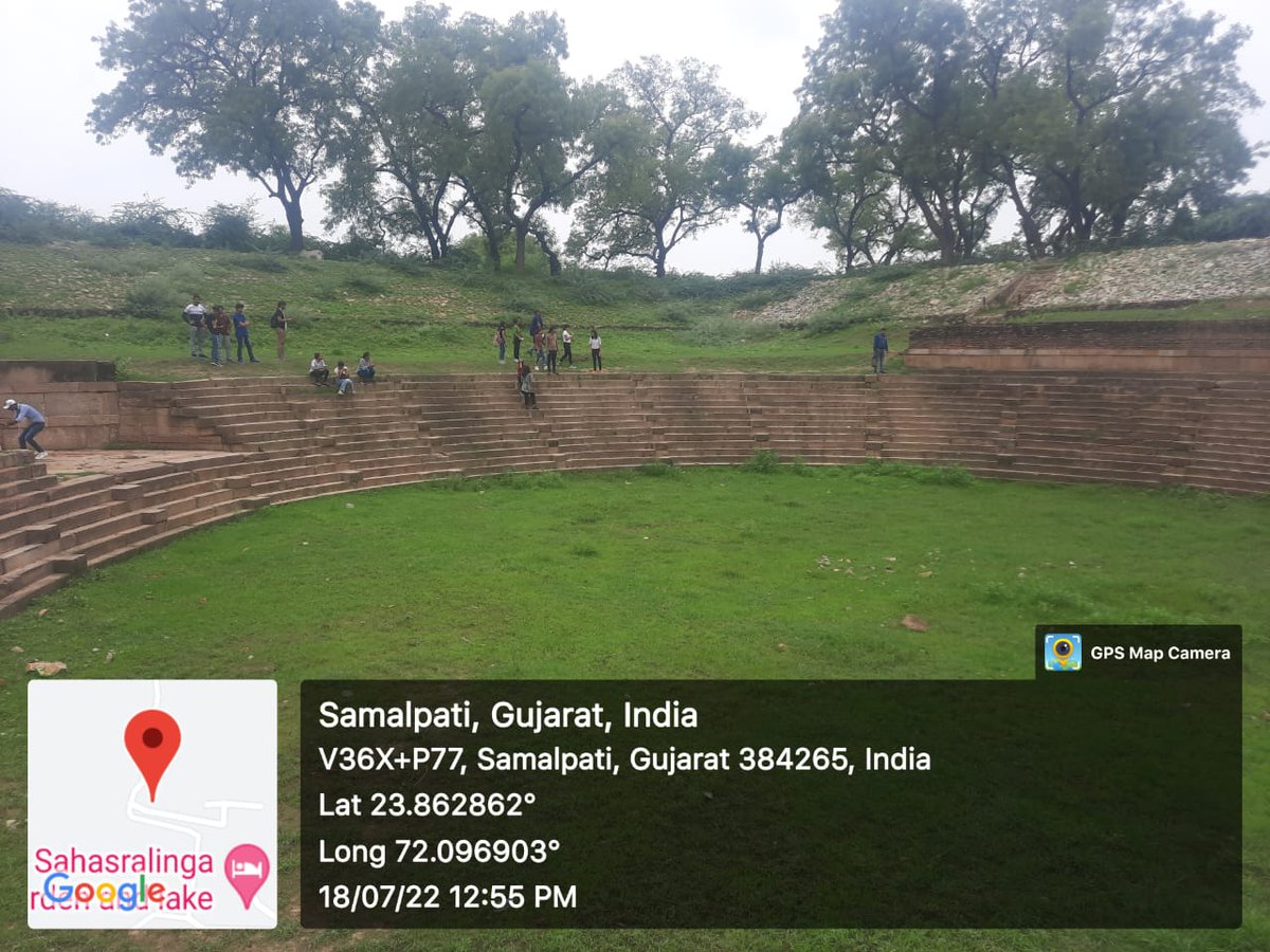 PrinceSutharK's tweet photo. MISSION JAL DHAROHAR SANRAKASHAM
Location: Sahasralinga
College name: Institute of Architecture,
Ganpat University,Mehsana, Gujarat.
#AICTE
#AICTEINDIA
#Missionaamritsarovar
#AmritSarovar
#jaldarodarsanrakshanintership
#MoHUA
#GOI https://t.co/dICMlYVQ7T