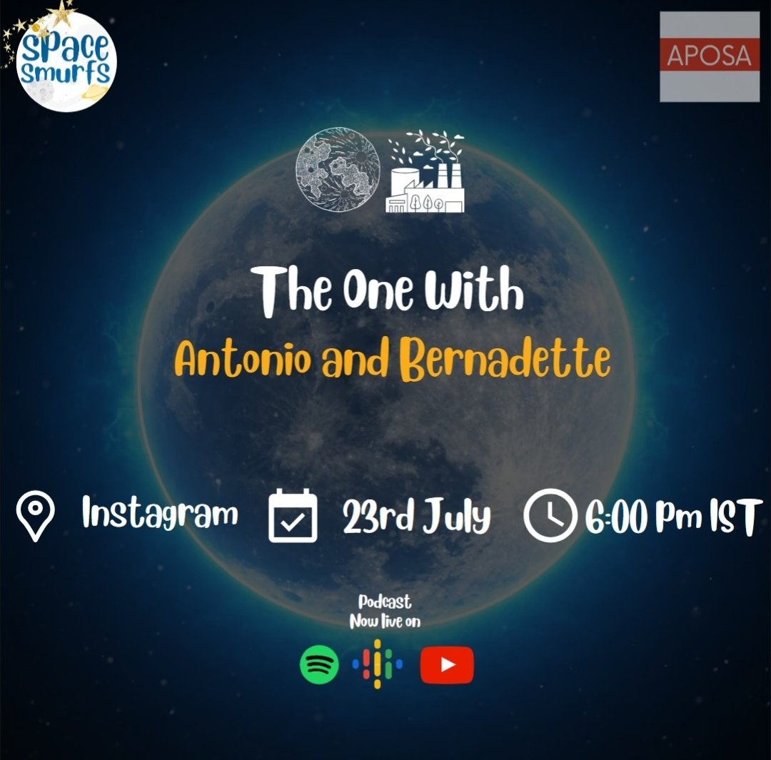 Episode 10 now out with <a href="/AntonioFStark/">Antonio Fowl Stark</a> and Bernadette Detera from <a href="/MoonVillageAssn/">Moon Village Association</a> 🌕
Stream now: youtu.be/goTsUEdNYT4
Audio podcasts available on link in bio! 🚀

#spacesmurfs #keepsmurfing #smurfhouse

#moonvillage #moonvillageassociation #internationalmoonday #spacepodcast