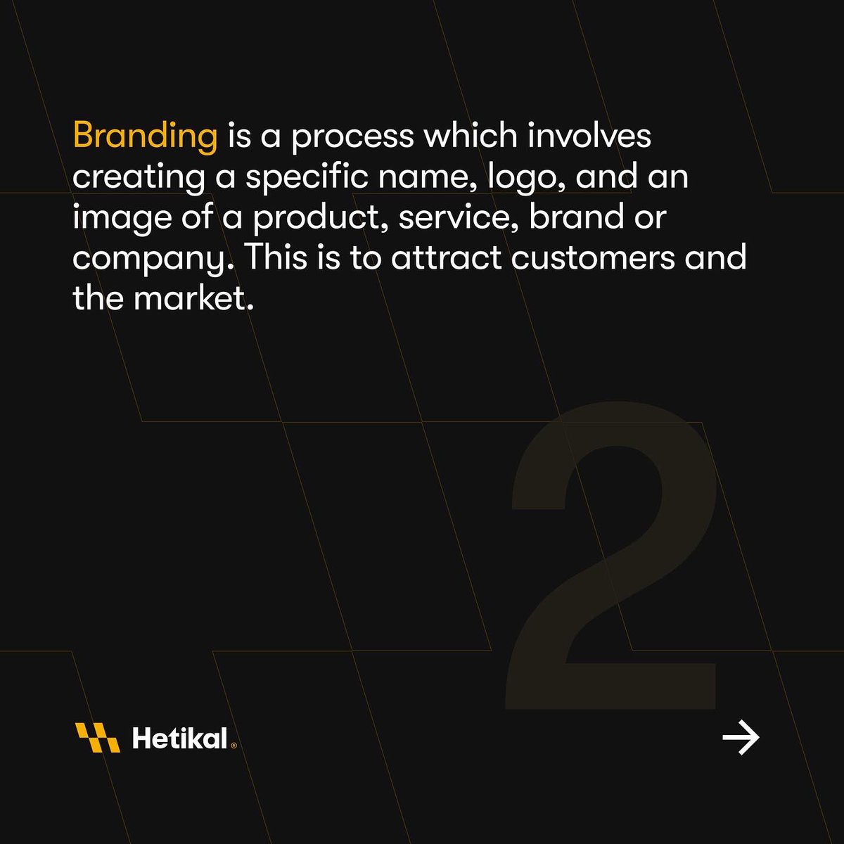 hetikal's tweet photo. Happy new week! 

Did you know that branding isn’t just about your logo

Here’s what branding actually means. It encompasses your total identity, typeface, tone of voice, messaging and much more https://t.co/BSx7PlnWnw