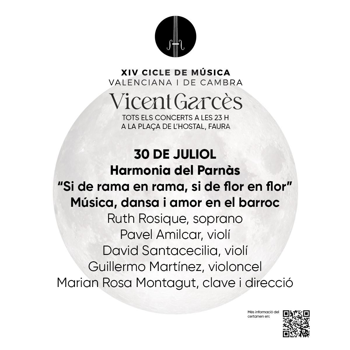 HdelParnas's tweet photo. Julio comienza su recta final y, ¿qué
mejor manera que terminar el mes que con un
concierto?😍

Nos vemos el sábado 30 de julio, a las 23h, en la Plaça de L'Hostal de Faura😉

#HarmoniaDelParnas #earlymusic #músicaendirecto
#music #musicaypatrimonio #CicleVicentGarcés https://t.co/cm8IRdigGa