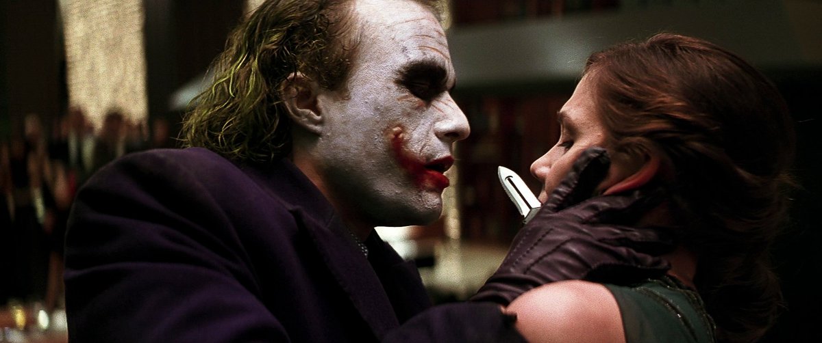 ProjBigScreen's tweet image. Christopher Nolan's THE DARK KNIGHT starring Christian Bale and Heath Ledger released in theaters on this day, 14 years ago