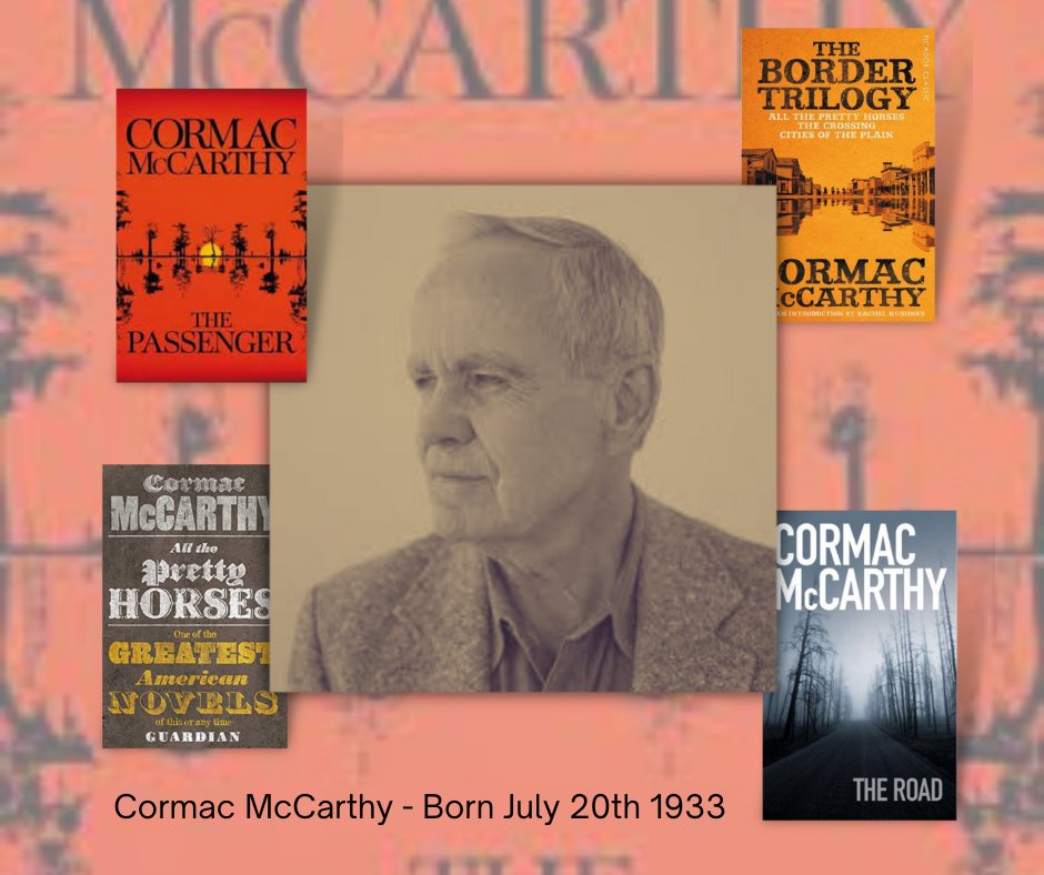 Happy 89th birthday to Cormac McCarthy! 