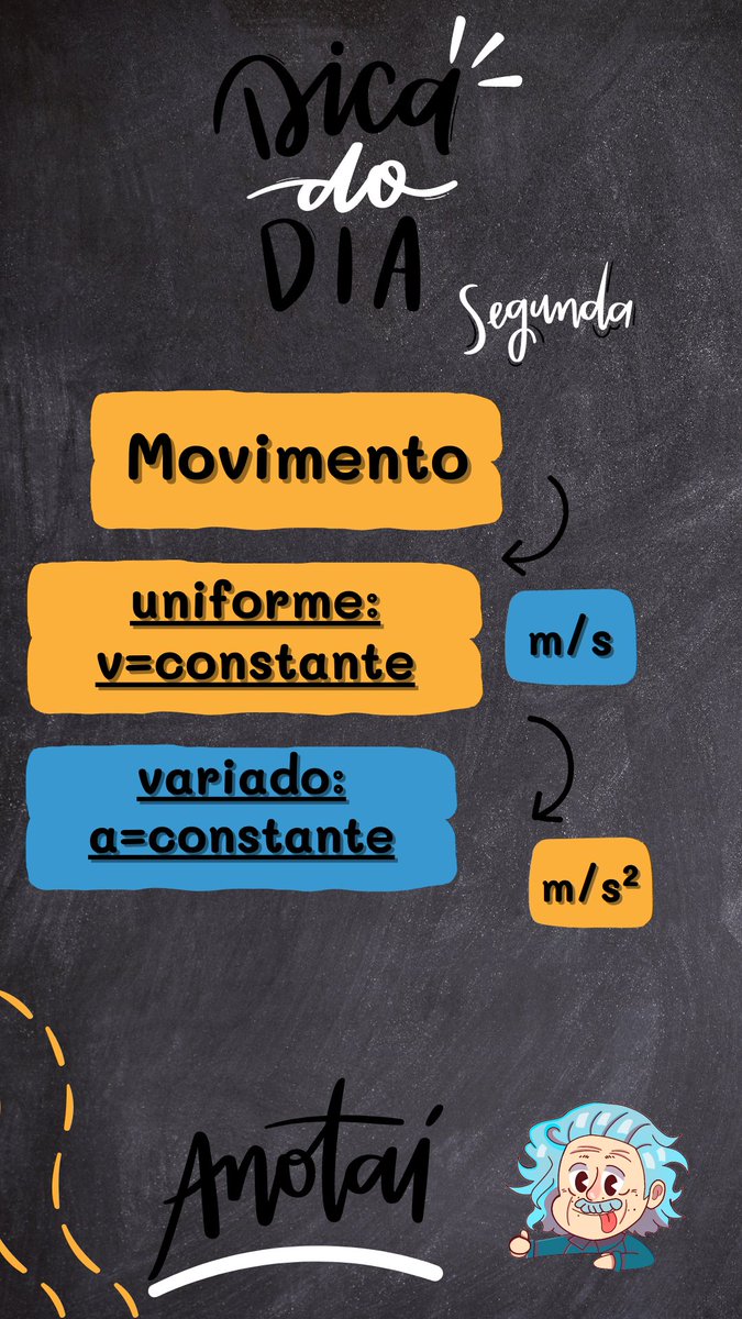 ProfDavidChew's tweet photo. Dica do Professor David pessoal!! 
#física #fisica #vestibular #educacao #tatuí #itapetininga #aula https://t.co/X3km6Y3K1l