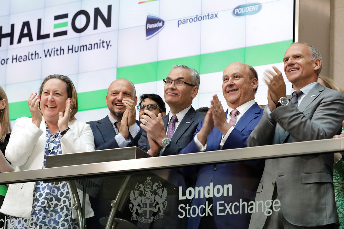Haleon_health's tweet photo. Proud and excited we’re now listed on the @LSEplc, the biggest UK listing in a decade! #HelloHaleon 💚 

Find out more here: https://t.co/jhk99nHIxy https://t.co/Bg2RBYPZN8
