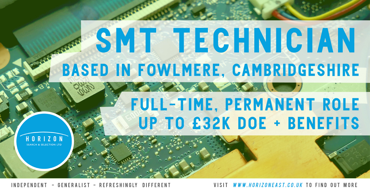 We are seeking a Surface Mount Technology Technician working for our client just outside of Royston. The role will require someone who is happy to stay focused in an autonomous and provide training to others as required. - ffi.sh/t4Hh2

#technology #opportunity #smt