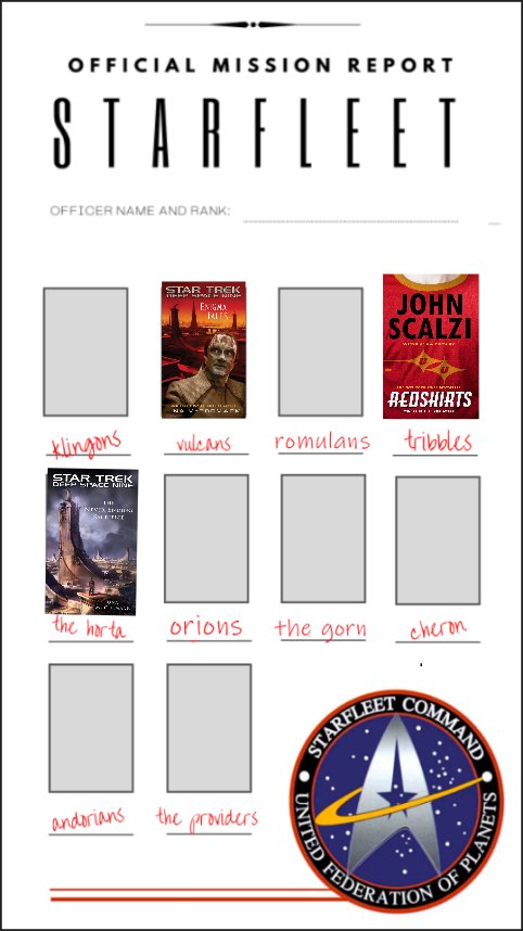 THE NEVER ENDING SACRIFICE by Una McCormack

#TrekAThon Horta alliance