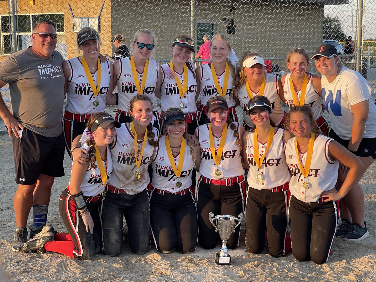 IL Impact 16u - NAFA MW Nat’l CHAMPS!..2-1,7inn Champ Game W (T Danielewicz-CG-4K/3H..M McDonough, B. Idler RBI’s)..5-1 record..F Olsen (2W,1S,11k), T. Danielewicz (3W,13k)..S. Westerfield (1.315OPS, 2D, HR)..A Grismore (.412OBP, 7RBI)..B Idler (.438OBP)..C. Korompilas 10A,2/2 CS