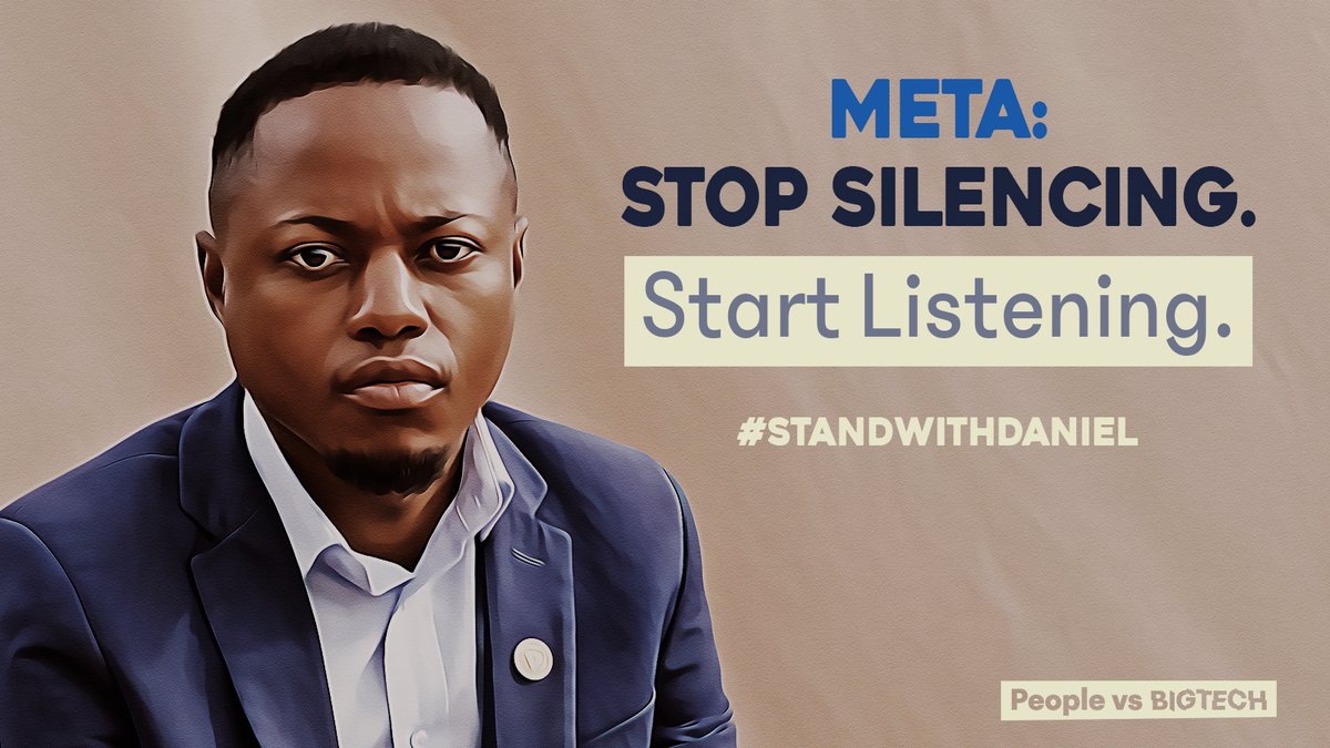 .<a href="/Meta/">Meta</a> <a href="/SamaAI/">Sama</a>: people will NOT accept racist corporate abuse. You won't succeed in your attempts to gag the whistleblower Daniel Motaung. People everywhere are watching your steps. 
#StandWithDaniel #PeoplevsBigTech