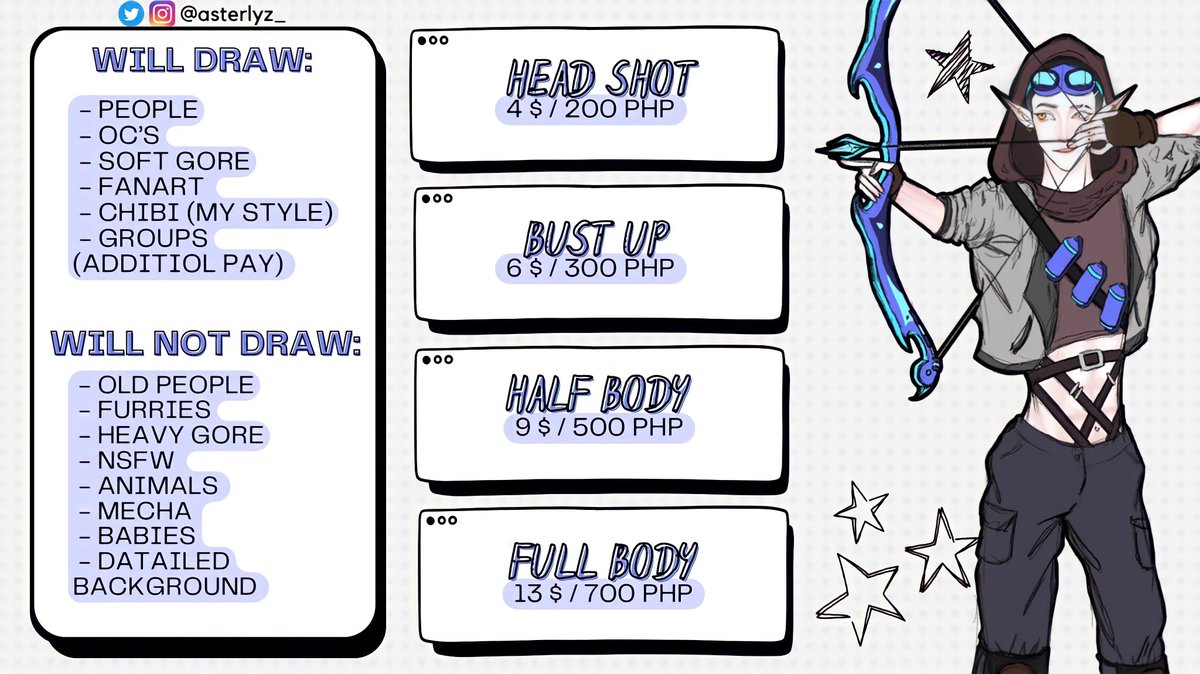 lyz || COMMS OPEN !! tweet media