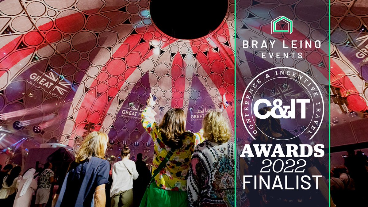 Our work on #Expo2020Dubai has been shortlisted in this year's <a href="/CITawards/">C&IT Awards</a> and we are cock-a-hoop! Read more: brayleinoevents.com/clientstories/…

#CITAwards #LiveEvents #EventProfs #Exhibitions #WeAreHiring