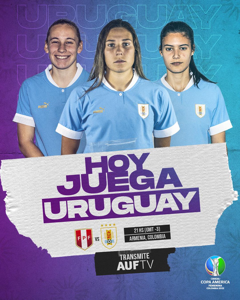 🇺🇾 ¡𝗛𝗢𝗬 𝗝𝗨𝗘𝗚𝗔 𝗨𝗥𝗨𝗚𝗨𝗔𝗬!

La selección disputará su último partido de la @copaamerica ante <a href="/SeleccionPeru/">La Bicolor</a>. 

💻📲 ¡Registrate gratis y seguilo en VIVO por AUF.TV!

#ElEquipoQueNosUne