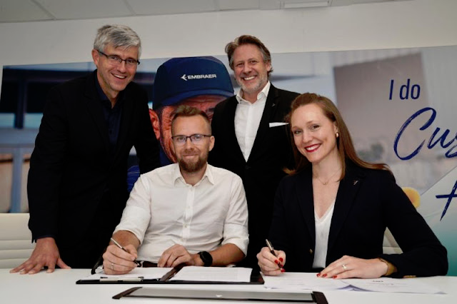 DefenseLrca's tweet photo. LOT Polish Airlines renova e expande contrato de serviços com a Embraer
#Embraer #embr3 #LOTPolishAirlines #ProgramaPool
https://t.co/OPKQ80hNw4 https://t.co/SH38G7ZNUk