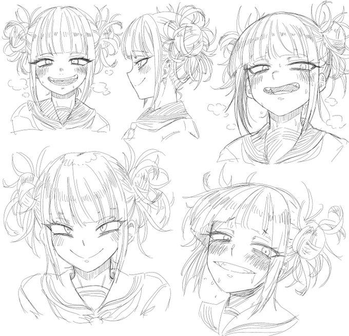 顔を可愛く描けるようになりたいから練習するぞ! 11 