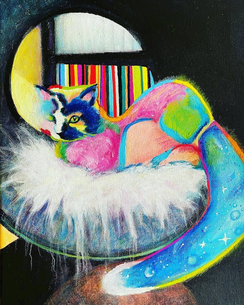cre8trix's tweet photo. First review “Fantastic! Looks like someone I would have to go on a quest to consult with”
#cat #catart #art #colorfield #catofmanycolors #color #shaman #universe #spiritguide #artist https://t.co/1L3mCvrKmi https://t.co/eMQoxjAAMK