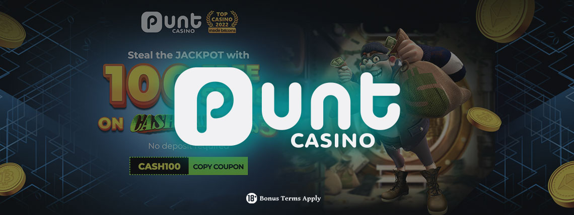 &#127381;Punt Casino: 100 Free Spins No Deposit!