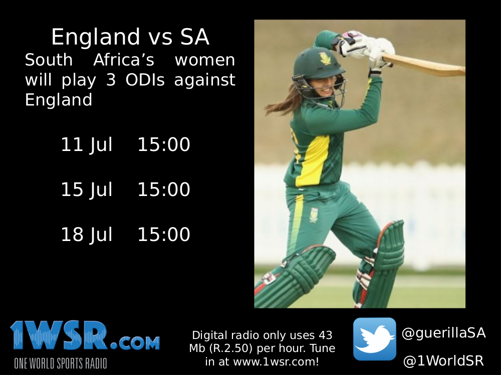Live cricket commentary on digital audio. Can the English women finish off a white wash, or can the #MomentumProteas get a victory after they lost the series? #ENGWvSAW #WeAreMore 

Listen on 1wsr.com or youtube.com/channel/UC10O_…