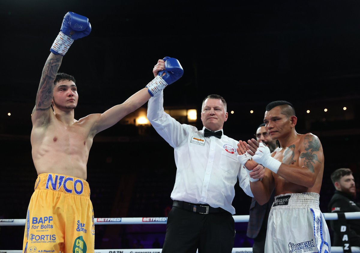 Matchroom Boxing (@matchroomboxing) on Twitter photo Unbeaten Bantamweight prospect <a href="/nico_leivars/">Nico Leivars</a> fights for the third time as a pro Aug 6 in Sheffield ๐ #SmithOMaison Unbeaten Bantamweight prospect <a href="/nico_leivars/">Nico Leivars</a> fights for the third time as a pro Aug 6 in Sheffield ๐ #SmithOMaison