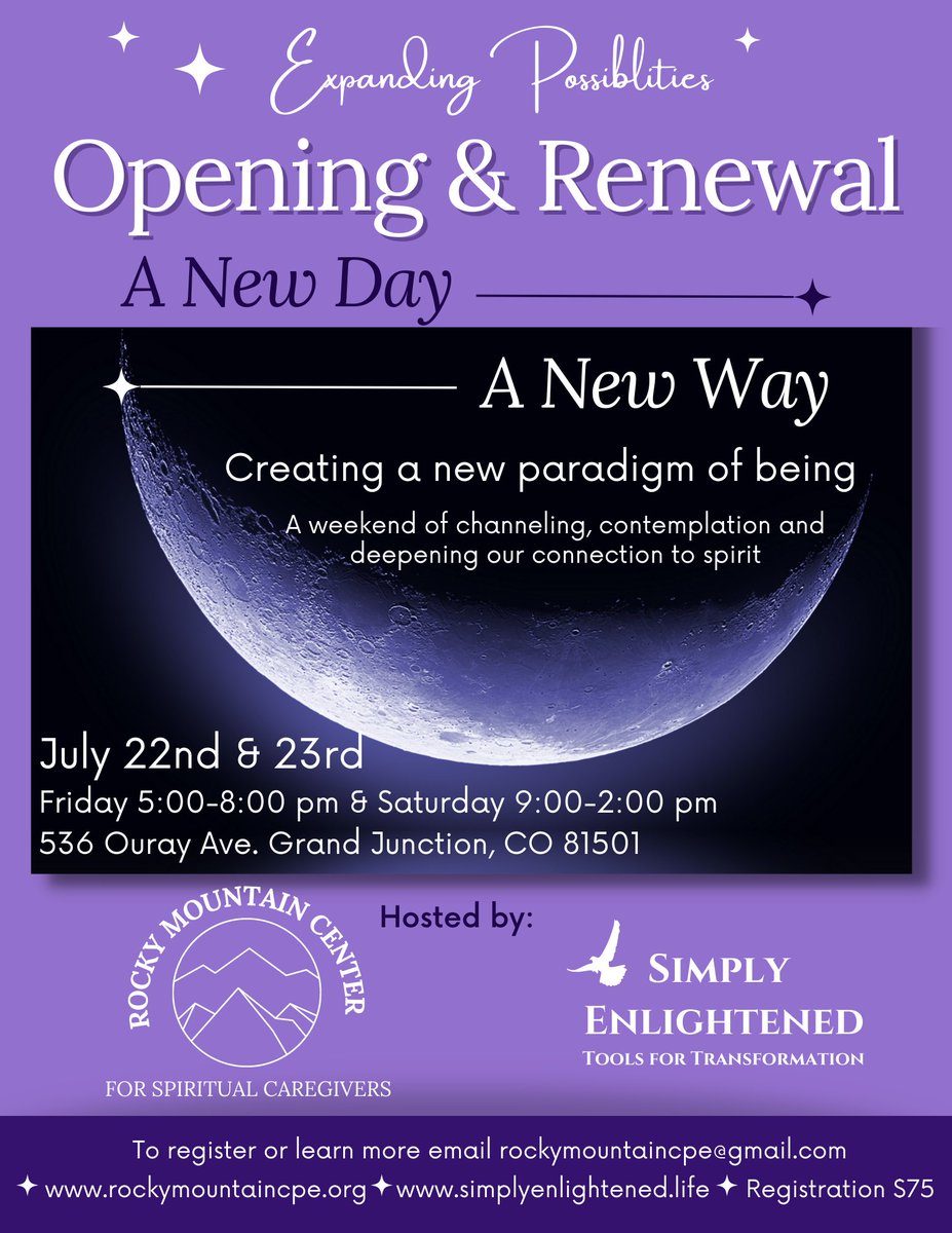 DeborahSteddom's tweet image. I am co-teaching this exciting workshop with my dear friend Rev. Wendy Jones with the Rocky Mountain Center for Spiritual Caregivers. #spiritualawakening #toolsfortransformation #innerpeace #selfcare #PowerofPresence #ownersmanualforthesoul #awareness #renewal #newparadigm
