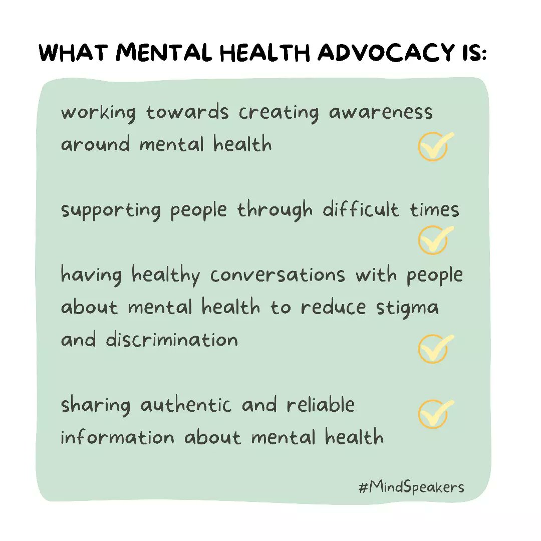 htamh_podcast's tweet photo. Starting with the basics:
What is mental health advocacy anyway? 
This post will help you understand what mental health advocacy looks like, and what it is not! 
Read this post so that you know how to watch out for the red flags! 🚩
@fortis_mhbs
#MindSpeakers https://t.co/RKBhhMGtT9