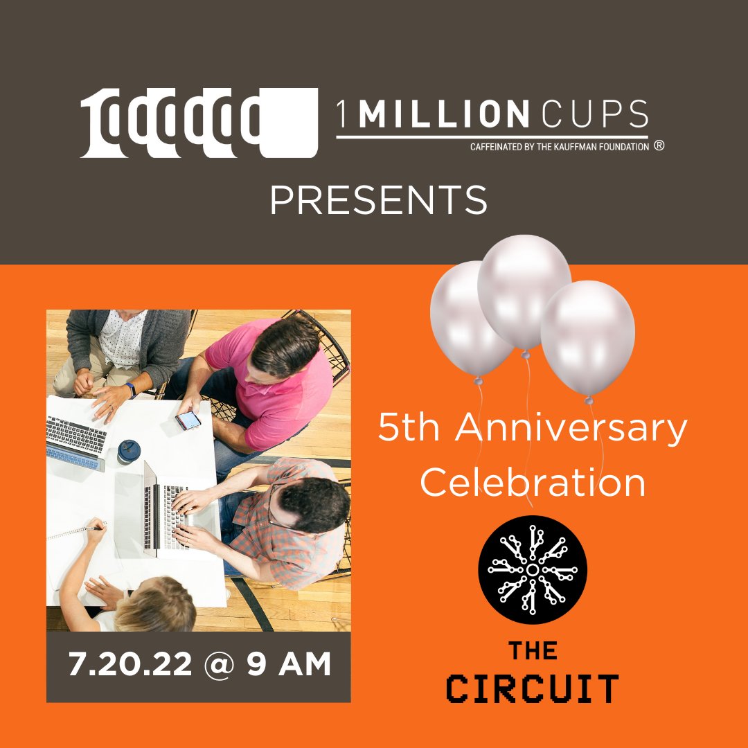 Friends, it's less than 2 days away until we celebrate <a href="/explorecircuit/">The Circuit</a>'s 5th Anniversary on 7.20.22  at 9 am! 

Special guest Jonathan Chambers will lead a panel discussion on how #TheCircuit helped jumpstart the businesses of both former/present members. ✌️