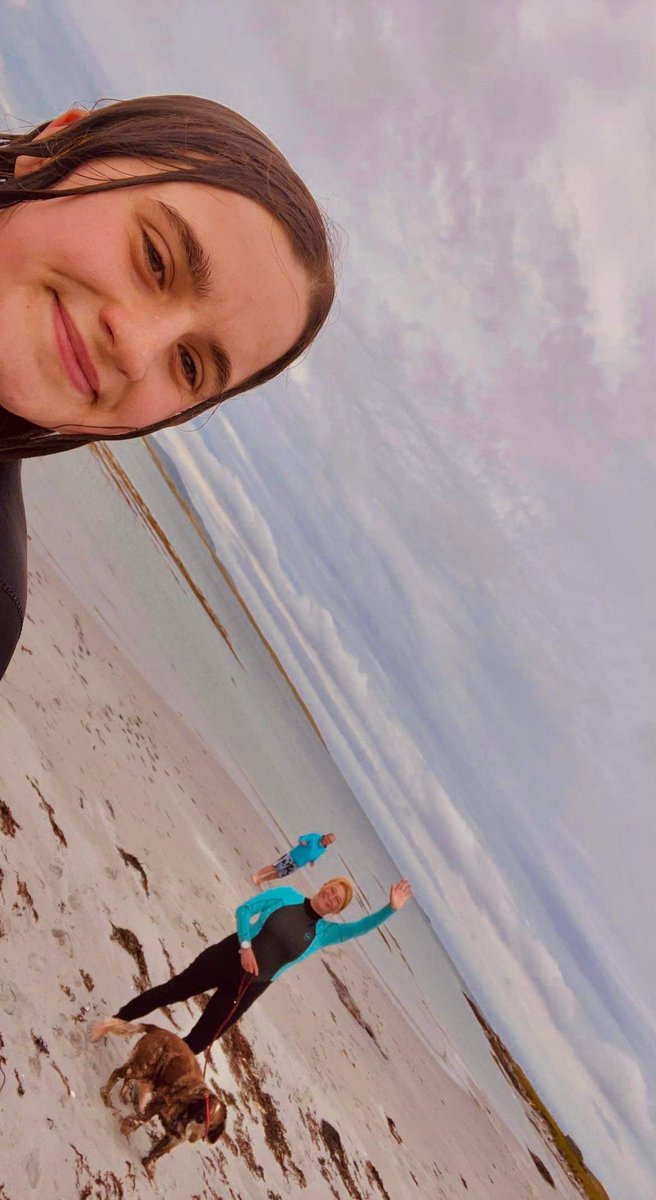 FionaDrane's tweet photo. Has a bit of an anxious day and also reading a book. Plus up here there is no heatwave. But with a bit of encouragement from daughter I got into the sea and felt so much better afterwards. #wildswimming #northuist #noheatwave #outerhebrides #anxiety https://t.co/bw5ESiSyOG