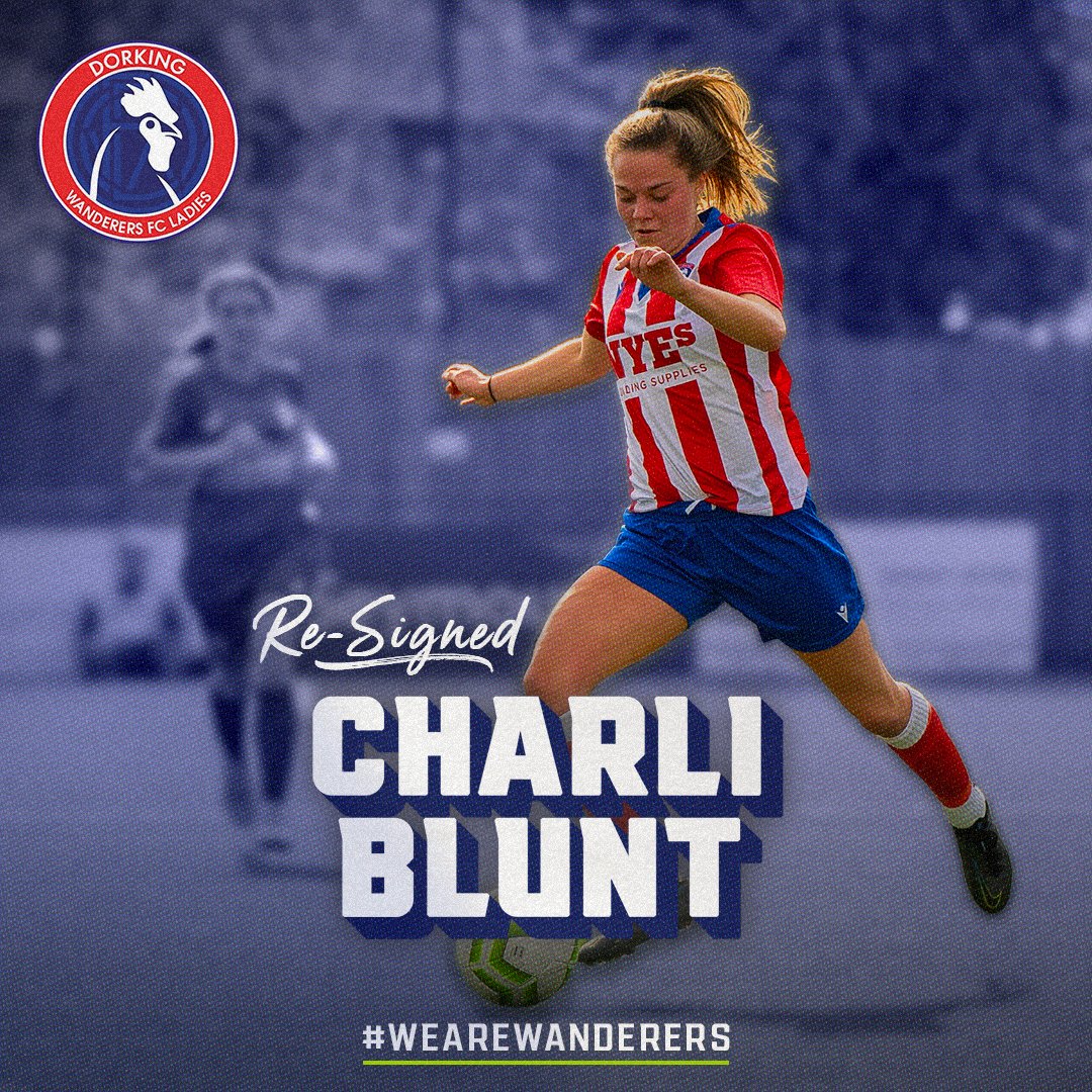 𝗥𝗘-𝗦𝗜𝗚𝗡𝗘𝗗 ✅
Charli Blunt🤝

#WeAreWanderers 🔴⚪️