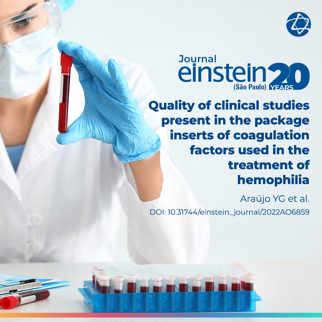 journaleinstein's tweet photo. The study identified and analyzed the quality of scientific evidence from clinical efficacy studies present in the #packageinserts of #coagulationfactors used in the treatment of #hemophilia A and B: https://t.co/PpouwHurFm
#scientificbias #evidencebasedmedicine #clinicalstudies https://t.co/PtJWkSntvU