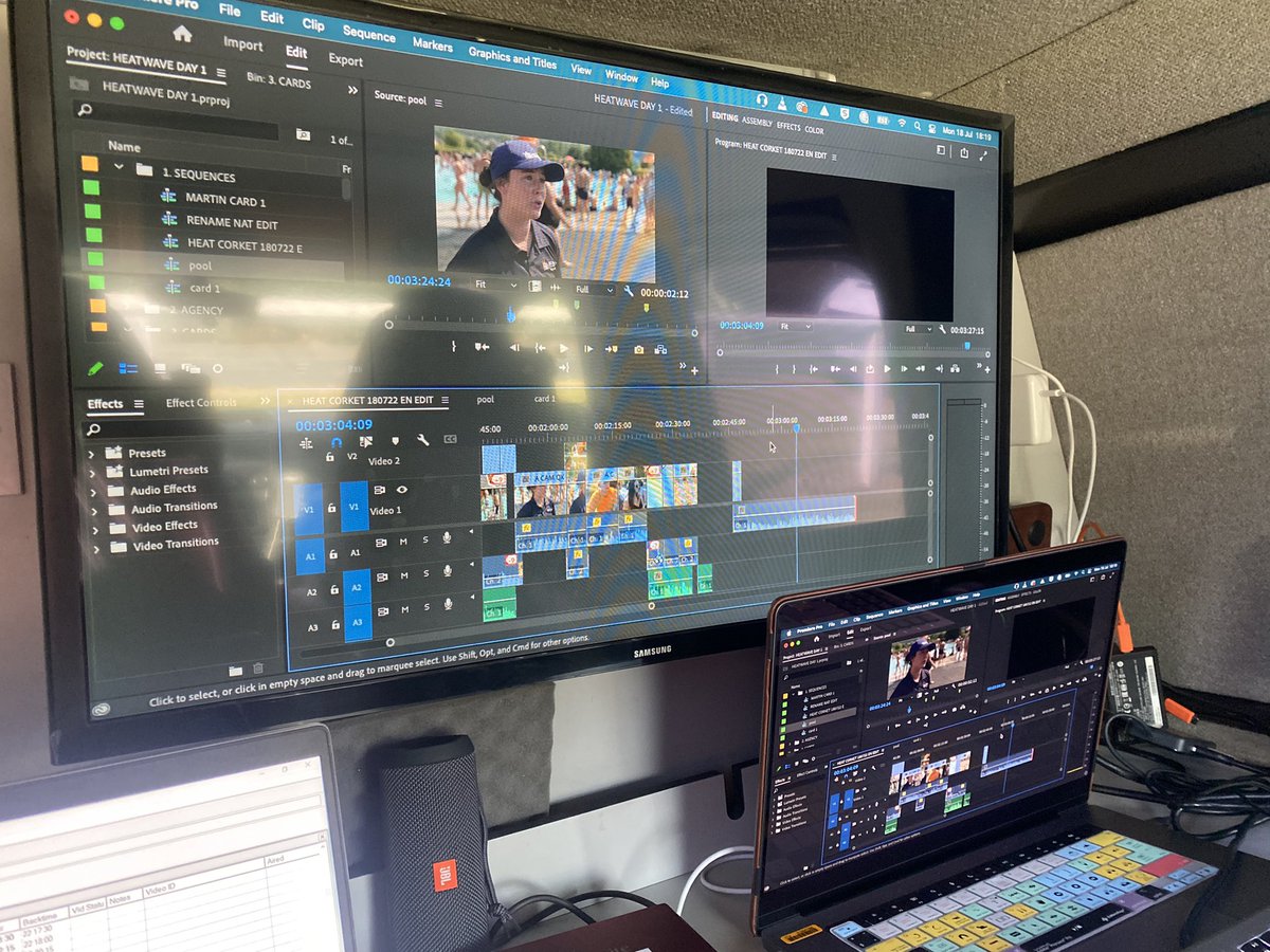 As temperatures soar we’ve been speaking to schools, businesses &amp; parents about how they are coping and adapting to the extreme heat. Beautifully filmed &amp; edited by <a href="/ColleyPhoto/">Martin Colley</a> Coming up on <a href="/itvnews/">ITV News</a> just after 1830.