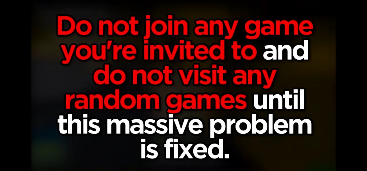 RobloxNewsUNOFF's tweet image. ! ⚠️ ! WARNING ! ⚠️ ! Becareful of any game you join, Your account could be terminated, There is a glitch where it tricks ROBLOX to make you say something, Example: &quot;I #### children&quot; Even when you don&apos;t type it. It&apos;s confusing, Only play trusted games and avoid any invites.